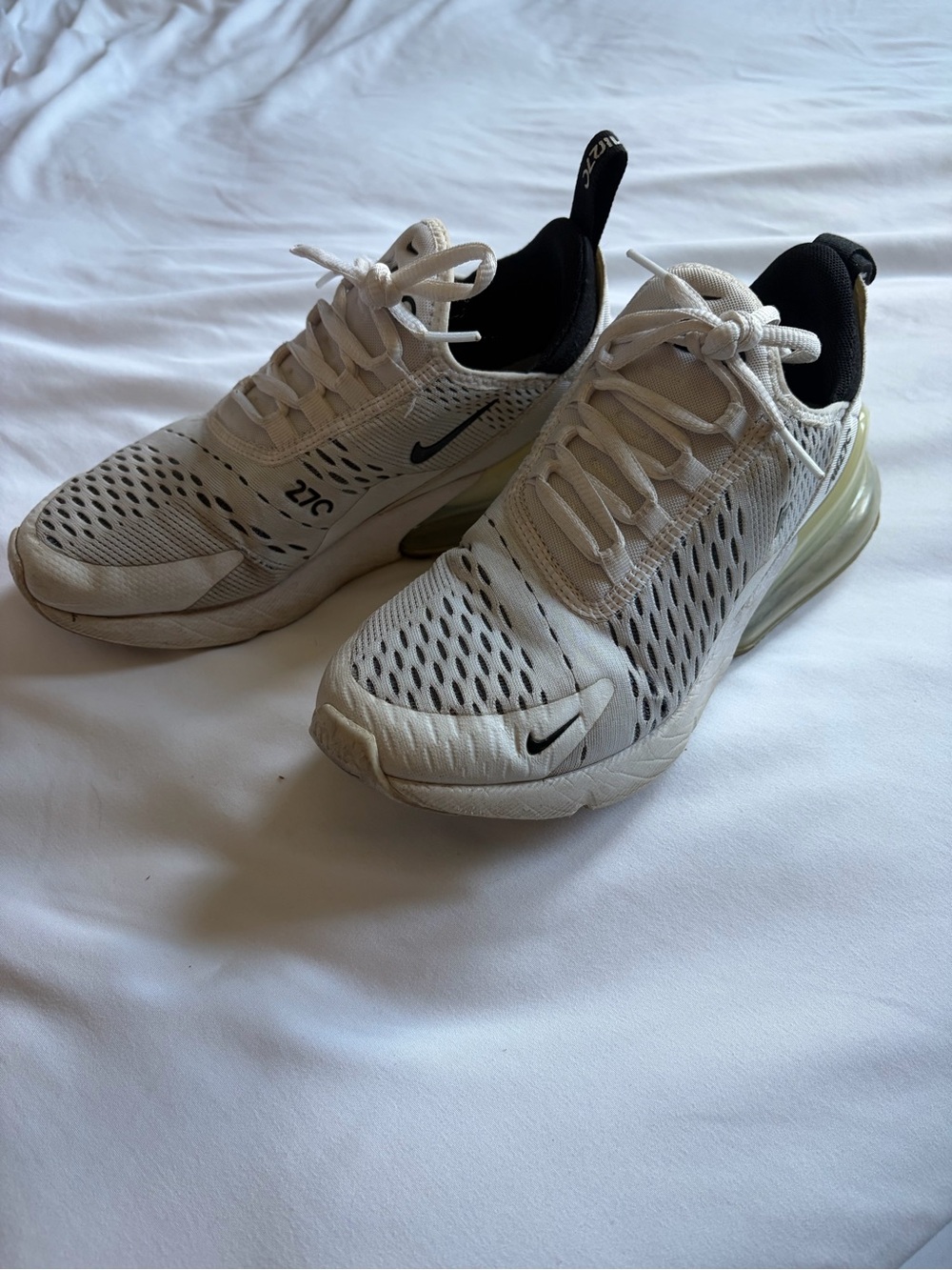 Nike Women's Sneakers in White with Black